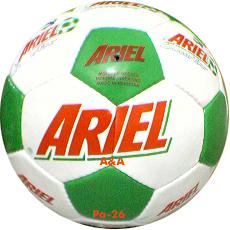 soccer balls ariel