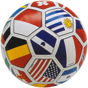 flag soccer ball