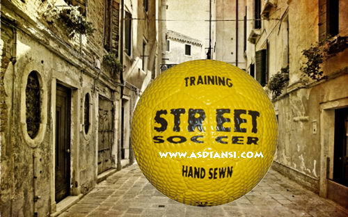 street soccer ball